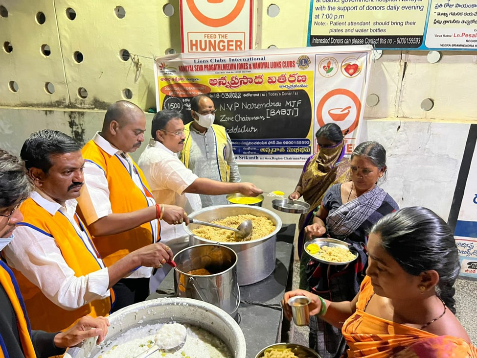 "Feed the Hungry Program" by Lions Club of Nandyala